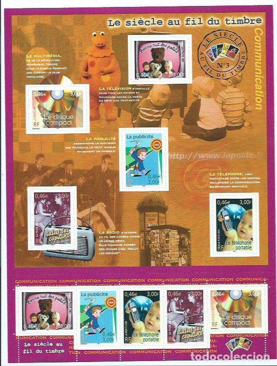 Timbres: Francia - Hojas 2001 Yvert 35 ** Mnh