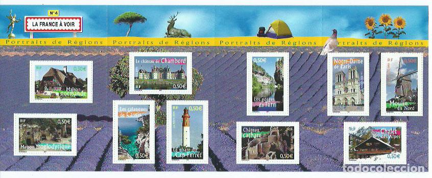 Timbres: Francia - Hojas 2004 Yvert 77 ** Mnh Regiones