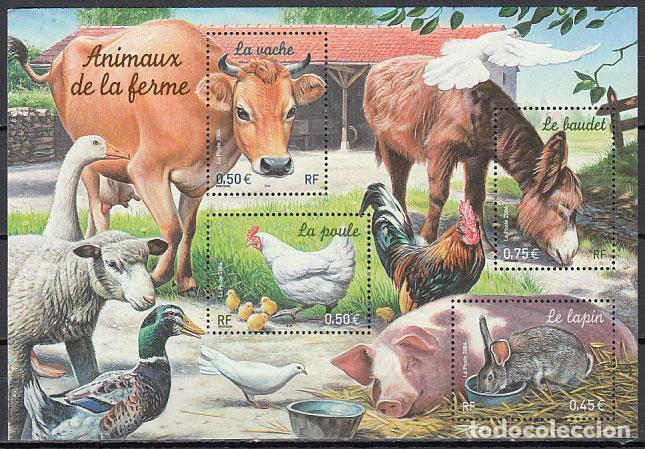 Timbres: Francia - Hojas 2004 Yvert 69 ** Mnh Animales de Granga