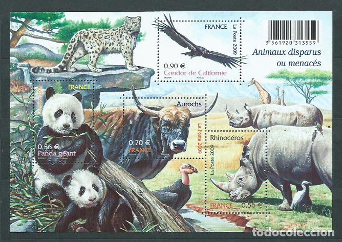 Timbres: Francia - Hojas 2009 Yvert 128 ** Mnh Fauna