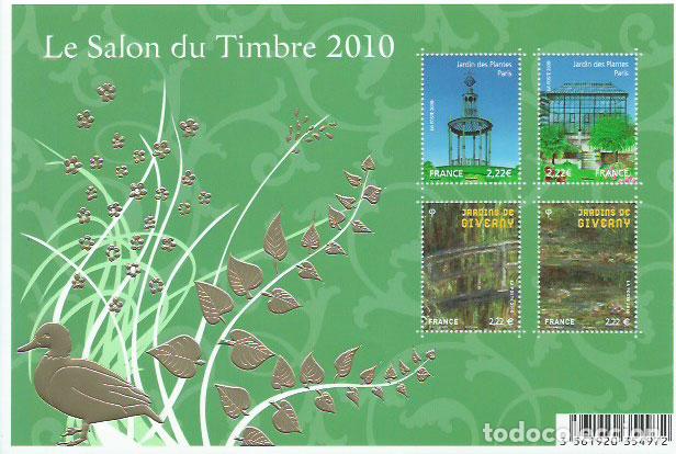 Timbres: Francia - Hojas 2010 Yvert 130 ** Mnh Jardines de Francia