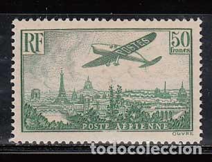 Timbres: Francia - Aereo Yvert 14 * Mh Avi&oacute;n