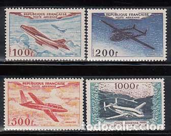 Timbres: Francia - Aereo Yvert 30/3 * Mh Aviones