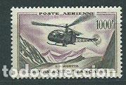 Timbres: Francia - Aereo Yvert 37 ** Mnh Elicoptero