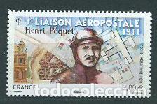 Timbres: Francia - Aereo Yvert 74 ** Mnh Henri P&eacute;quet