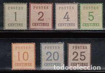 Timbres: Francia - Alsacia Lorena Yvert 1/7 (*) Mng