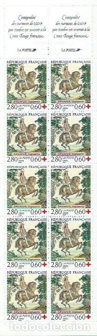 Timbres: Francia - Carnets Cruz Roja Yvert 2044 ** Mnh