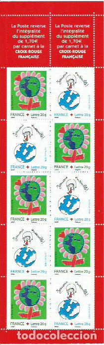 Timbres: Francia - Carnets Cruz Roja Yvert 2055 ** Mnh