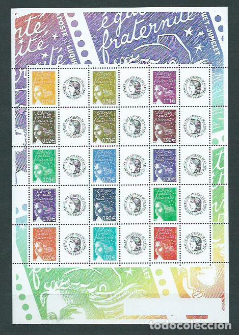 Timbres: Francia - Personalizados Yvert 3688B/R ** Mnh