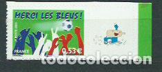 Timbres: Francia - Personalizados Yvert 3936B ** Mnh Deportes f&uacute;tbol
