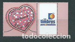 Timbres: Francia - Personalizados Yvert 3747A ** Mnh San Valent&iacute;n