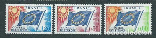 Briefmarken: Francia - Servicio Yvert 46/8 ** Mnh Consejo de Europa