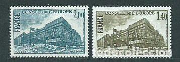 Briefmarken: Francia - Servicio Yvert 63/4 ** Mnh Consejo de Europa