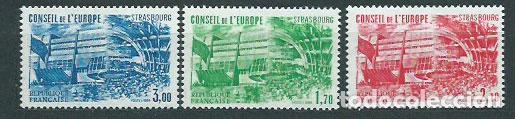 Briefmarken: Francia - Servicio Yvert 82/4 ** Mnh Consejo de Europa