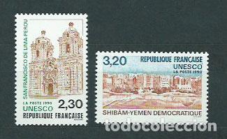 Briefmarken: Francia - Servicio Yvert 102/3 ** Mnh UNESCO