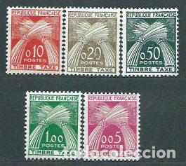Briefmarken: Francia - Tasa Yvert 90/94 ** Mnh