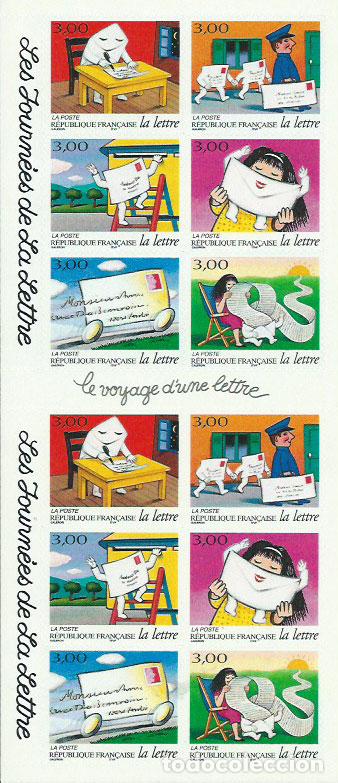 Briefmarken: Francia - Autoadhesivos 1997 Yvert 9 Banda ** Mnh D&iacute;a de la carta