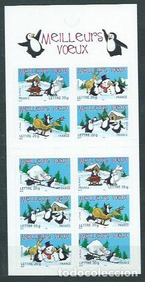 Briefmarken: Francia - Autoadhesivos 2005 Yvert 67 Carnet ** Mnh Fauna