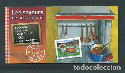 Francobolli: Francia - Autoadhesivos 2010 Yvert 431 Carnet ** Mnh Gastronom&iacute;a