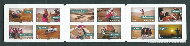 Francobolli: Francia - Autoadhesivos 2013 Yvert 801/12 Carnet ** Mnh Valores de las mujeres