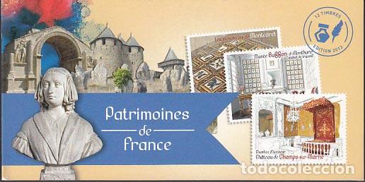 Francobolli: Francia - Autoadhesivos 2013 Yvert 865/76 ** Mnh Patrimonioo de Francia