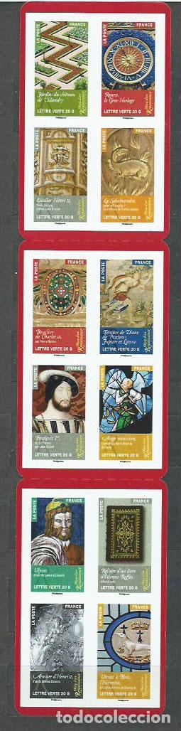 Francobolli: Francia - Autoadhesivos 2014 Yvert 1011/1022 ** Mnh Arte