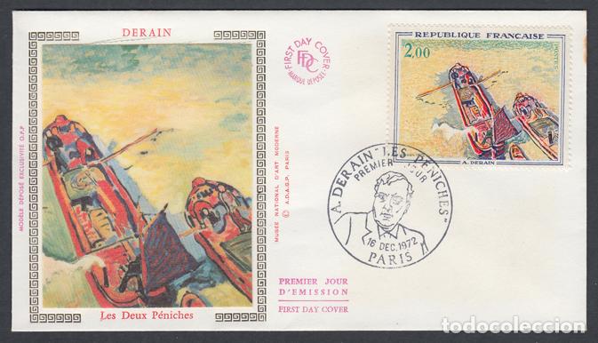 Stamps: Francia Sobres Primer Dia FDC Yvert 1733 - Arte Derain - Paris 1972