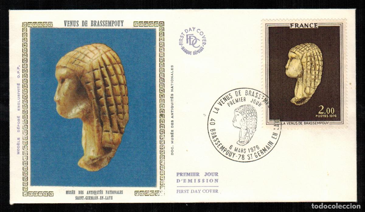 Stamps: Francia Sobres Primer Dia FDC Yvert 1868 - Historia 1976