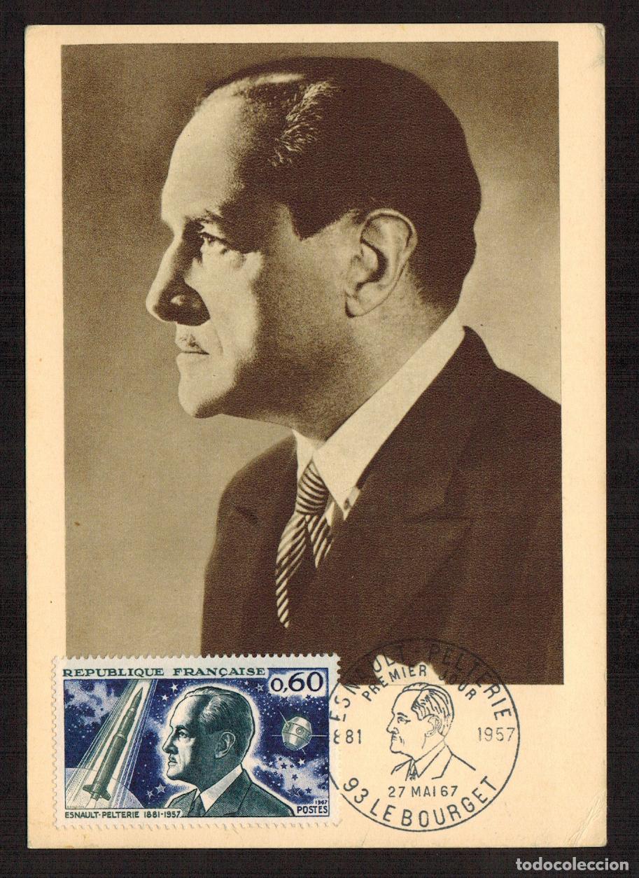Francobolli: Francia - Carta Postal - Yvert 1526 - Matasello Especial Lebourget 1957