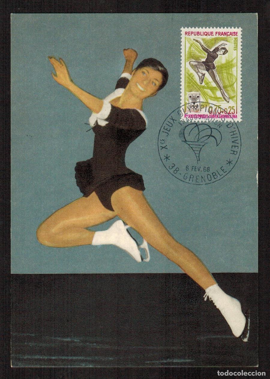 Francobolli: Francia - Carta Postal - Yvert 1546 - Matasellos Especiales Grenoble 1989