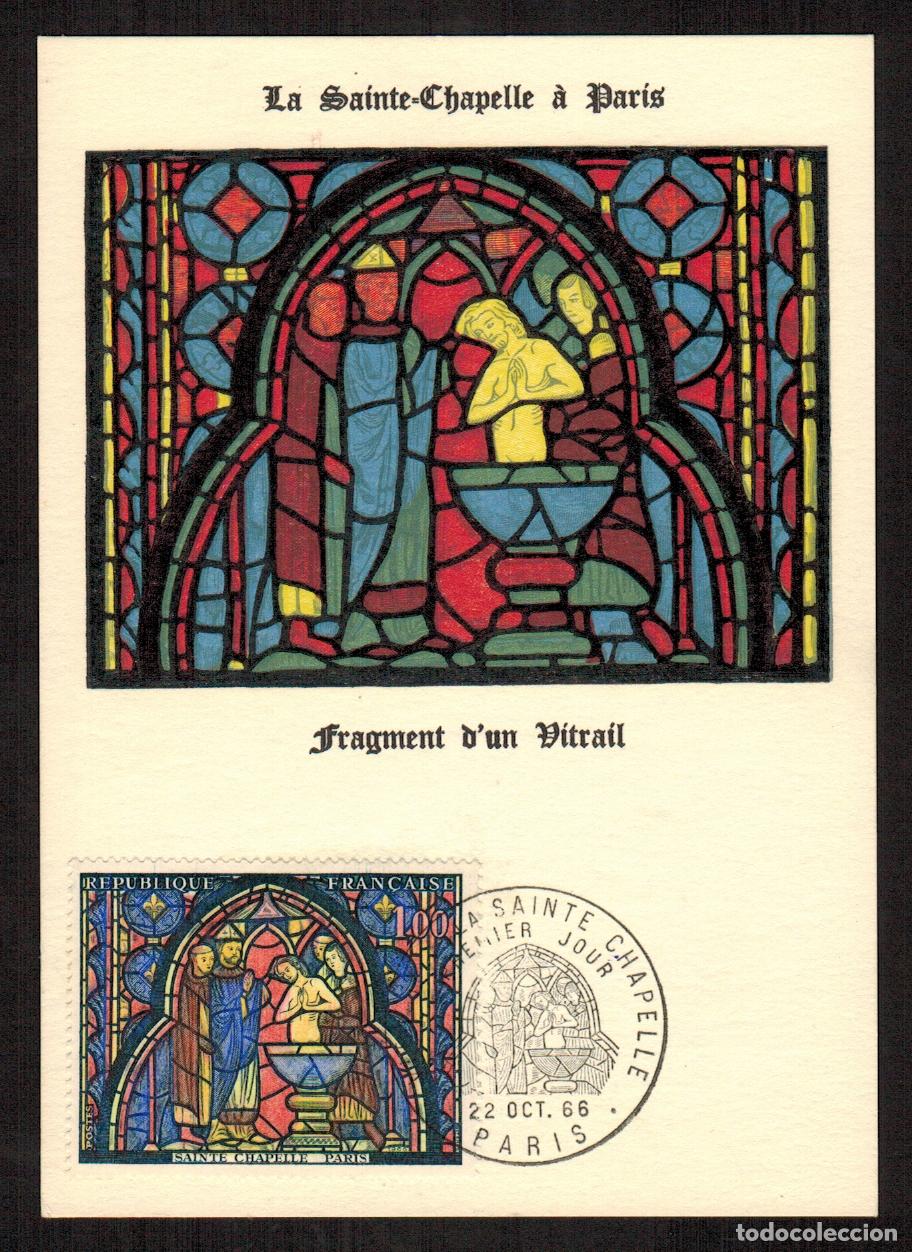 Francobolli: Francia - Carta Postal - Yvert 1424 - Matasellos Especiales Le Mans 1964