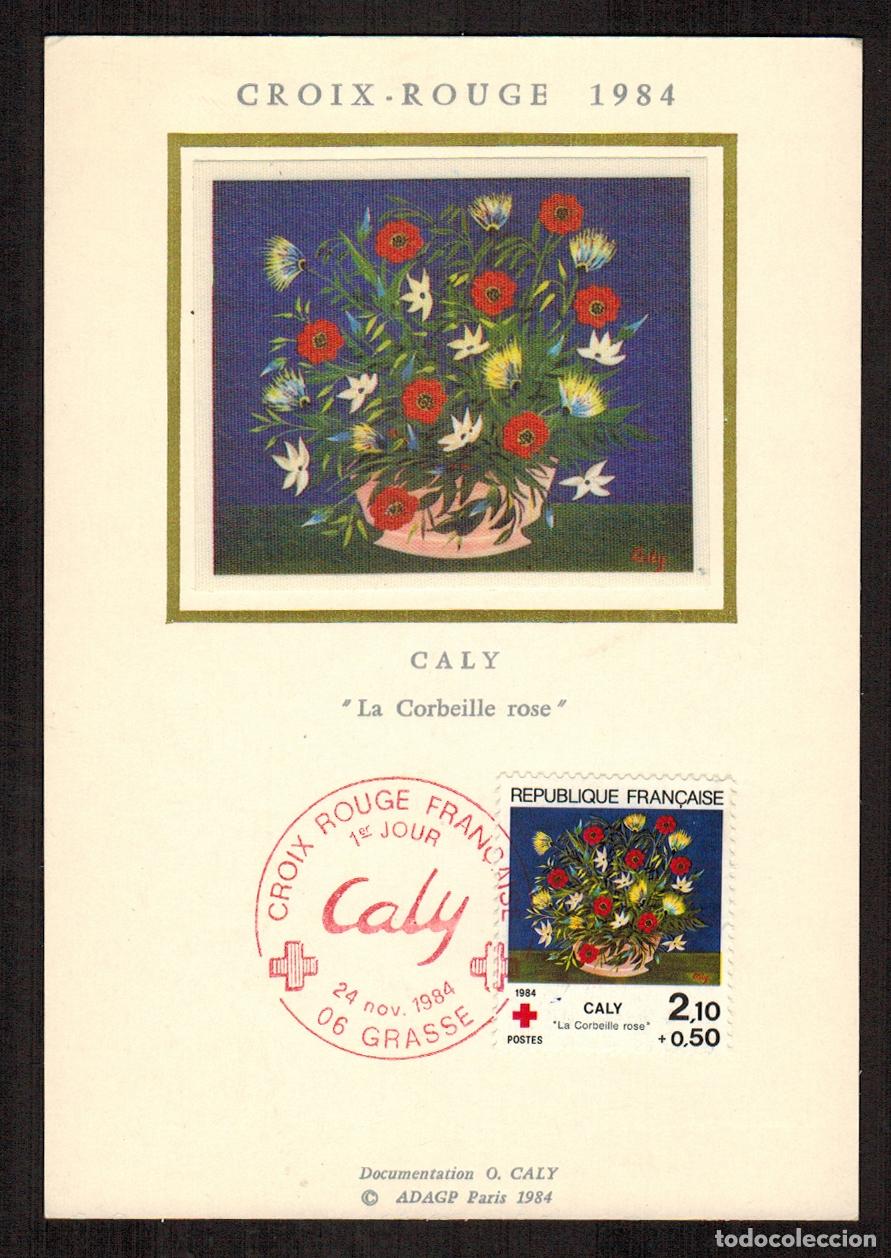 Francobolli: Francia - Carta Postal - Yvert 2345 - Matasellos Especiales Cruz Roja 1984
