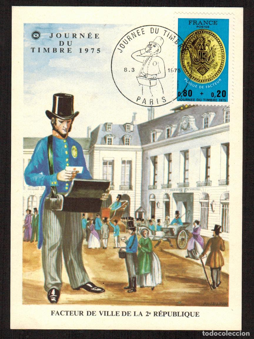 Francobolli: Francia - Carta Postal - Yvert 1838 - Matasello Especial - D&iacute;a del sello