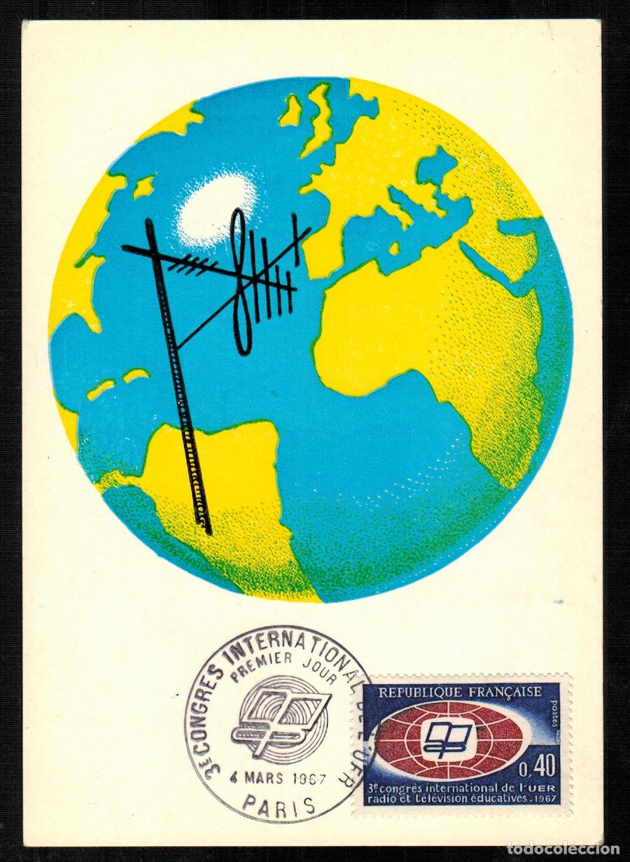 Francobolli: Francia - Carta Postal - Yvert 1515 - Congreso Internacional Paris 1967