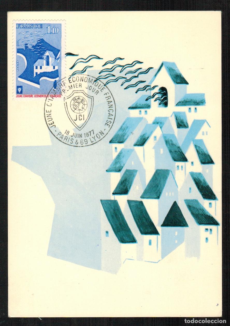 Selos: Francia - Carta Postal - Yvert 1942 - Arte Paris 1977