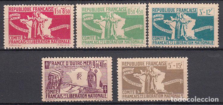 Selos: Francia - Libre Yvert 1/5 (*) Mng