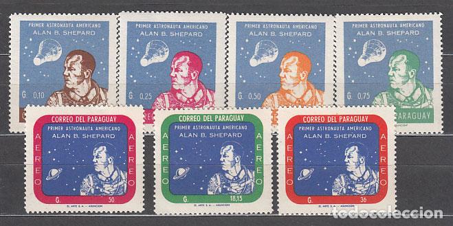 Selos: Paraguay - Correo 1962 Yvert 689/92+Av.339/41 * Mh Astro