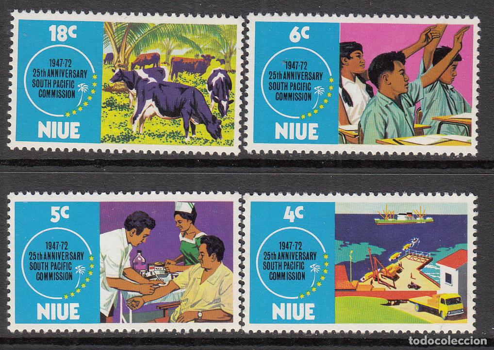 Timbres: Niue Correo Yvert 137/40 ** Mnh Fauna