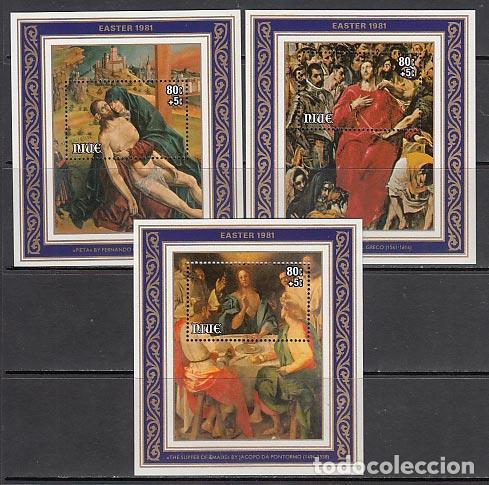 Timbres: Niue - Hojas Yvert 45/7 ** Mnh Pinturas