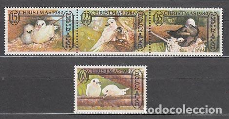 Timbres: Norfolk - Correo Yvert 253/6 ** Mnh Navidad. Fauna. Aves