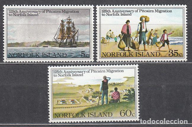 Timbres: Norfolk - Correo Yvert 257/9 ** Mnh Barcos
