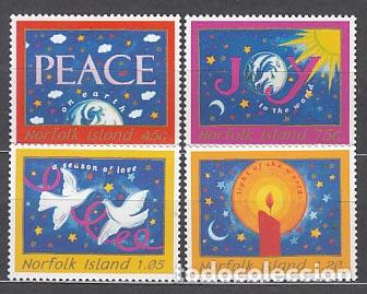 Timbres: Norfolk - Correo Yvert 652/5 ** Mnh Navidad