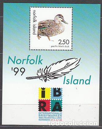 Timbres: Norfolk - Hojas Yvert 33 ** Mnh Fauna. Aves