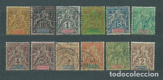 Timbres: Nueva Caledonia - Correo Yvert 41/53 usado Falta n&ordm; 51
