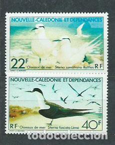 Timbres: Nueva Caledonia - Correo Yvert 416/7 ** Mnh Fauna. Aves