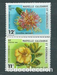 Timbres: Nueva Caledonia - Correo Yvert 436/7 ** Mnh Flores