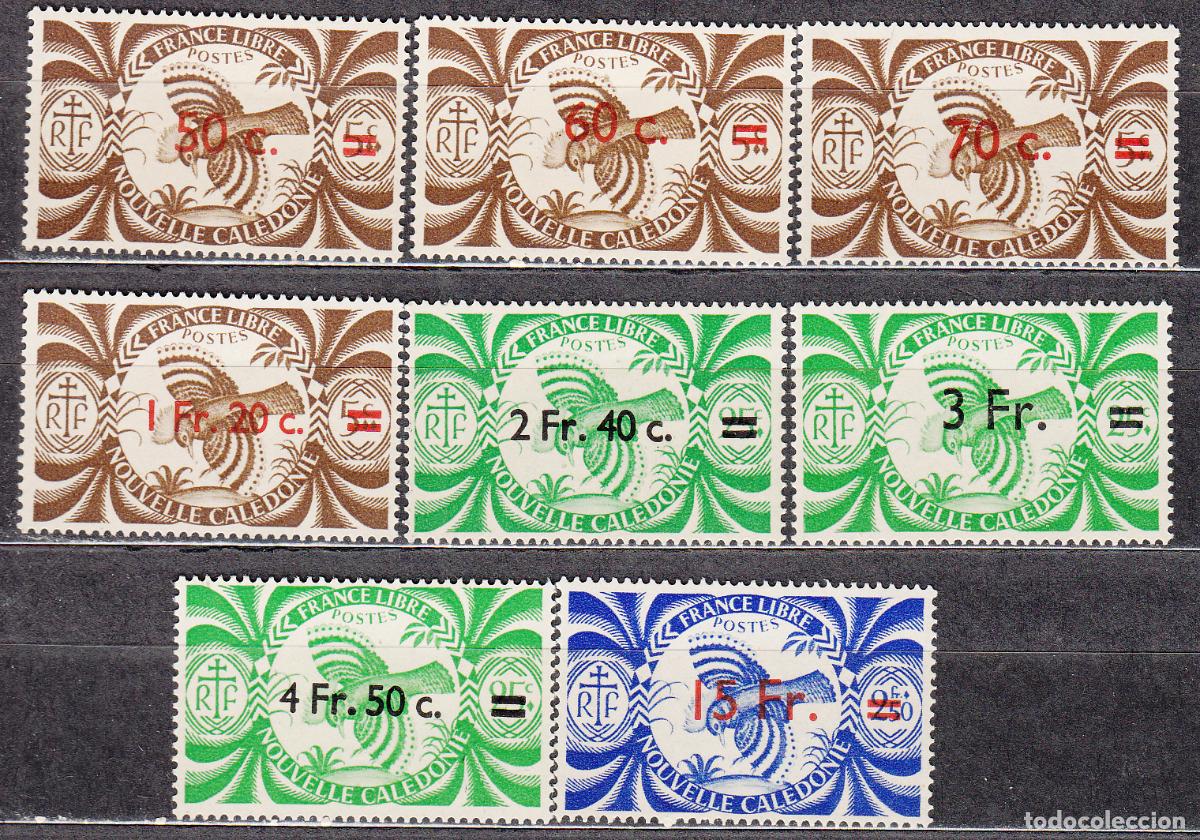 Timbres: Nueva Caledonia Correo Yvert 249/256 ** Mnh