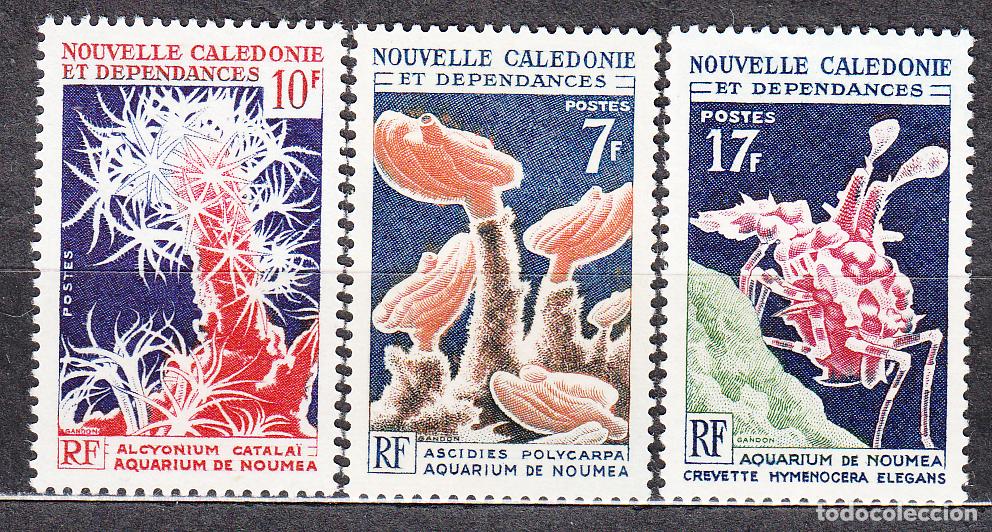 Timbres: Nueva Caledonia Correo Yvert 322/24 ** Mnh Fauna Marina