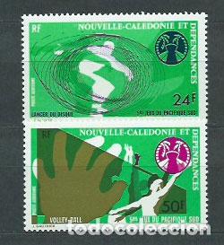 Selos: Nueva Caledonia - Aereo Yvert 167/8 ** Mnh Deportes
