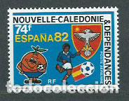 Selos: Nueva Caledonia - Aereo Yvert 225 ** Mnh Deportes. F&uacute;tbol